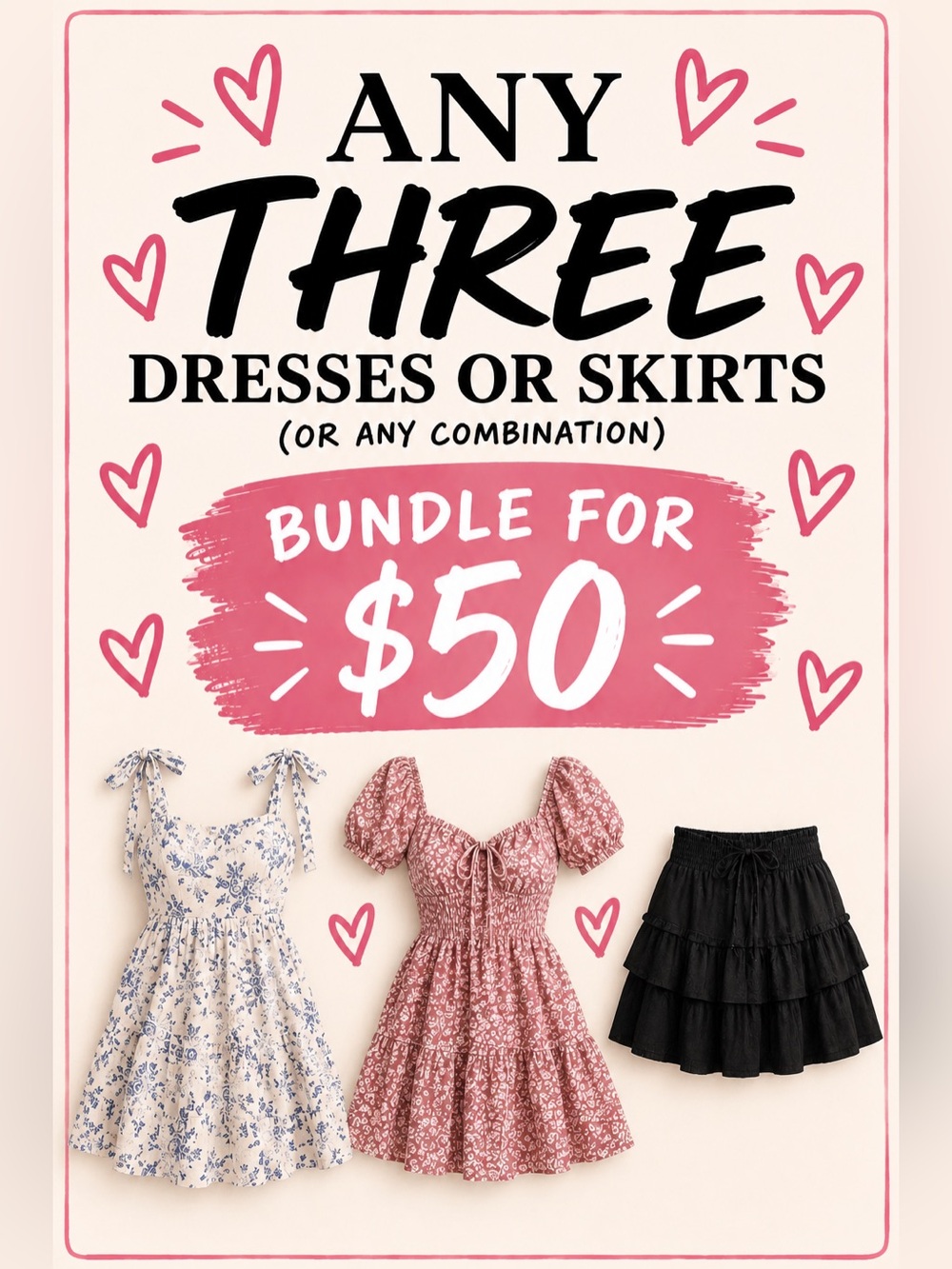Dresses - bundle of 3